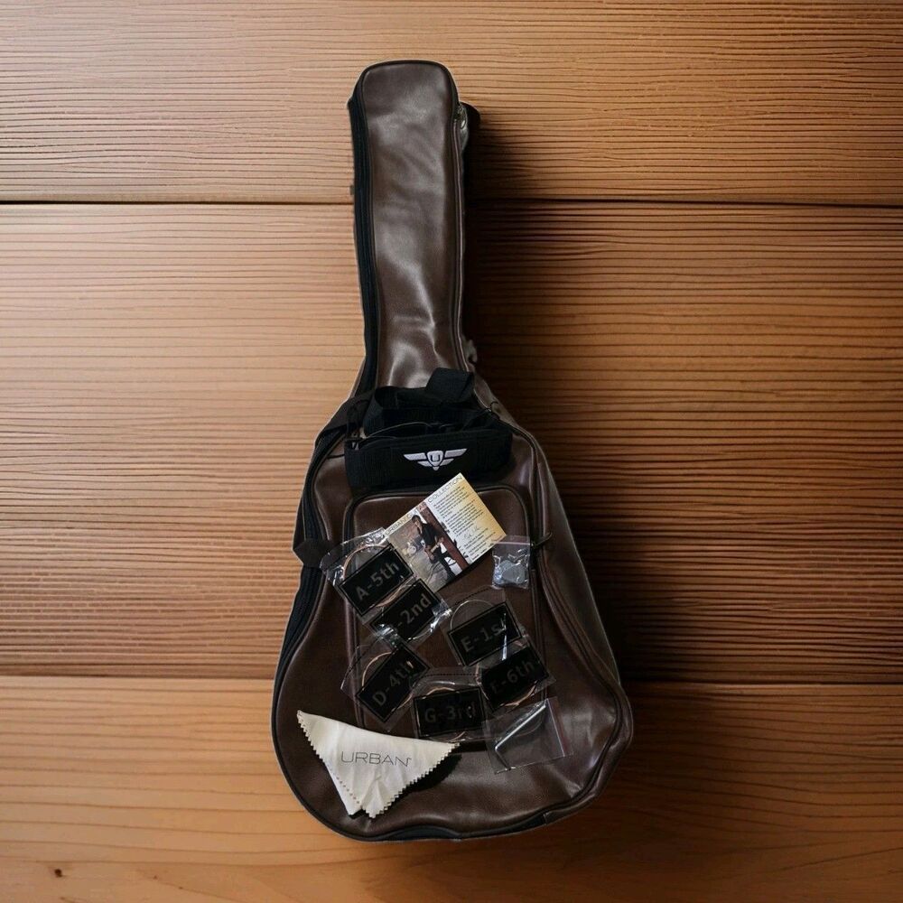 Keith Urban Guitar Collection 42" Faux Leather Gig Bag Soft Case w/ Accessories